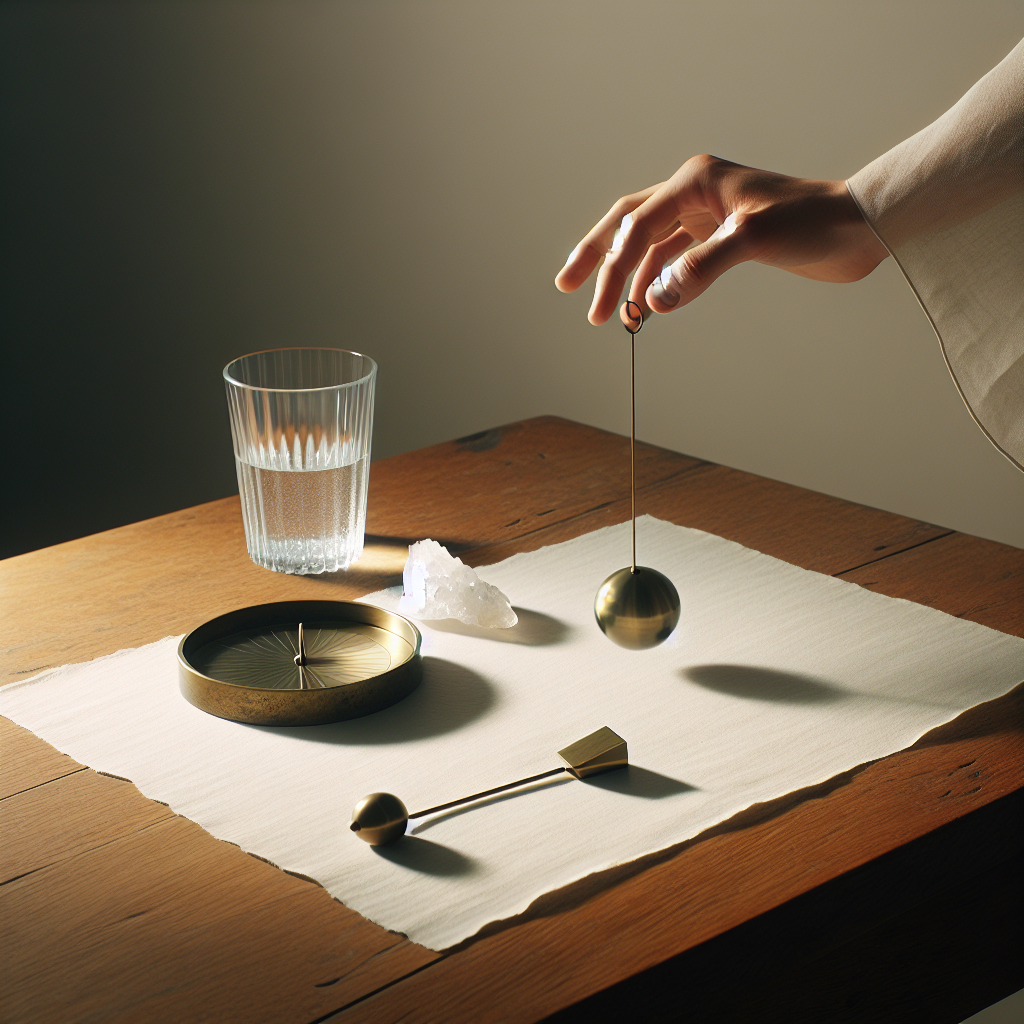 Pendule divinatoire pour des réponses claires et ancrées