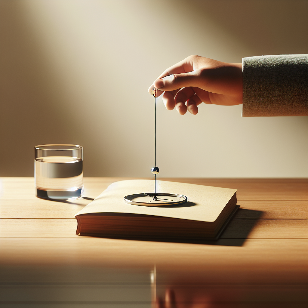 Pendule divinatoire, intuition et ancrage en action