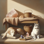 Lithothérapie: apaiser un animal traumatisé avec quartz et améthyste