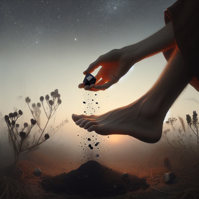 Rituel d'ancrage avec pierres et respiration consciente