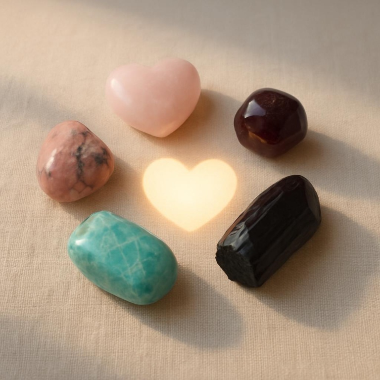 Kit de pierres pour relation amoureuse sincère